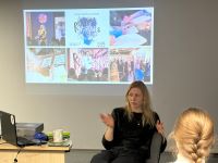 Radošo jauniešu tikšanās ar rakstnieci Ingu Žoludi